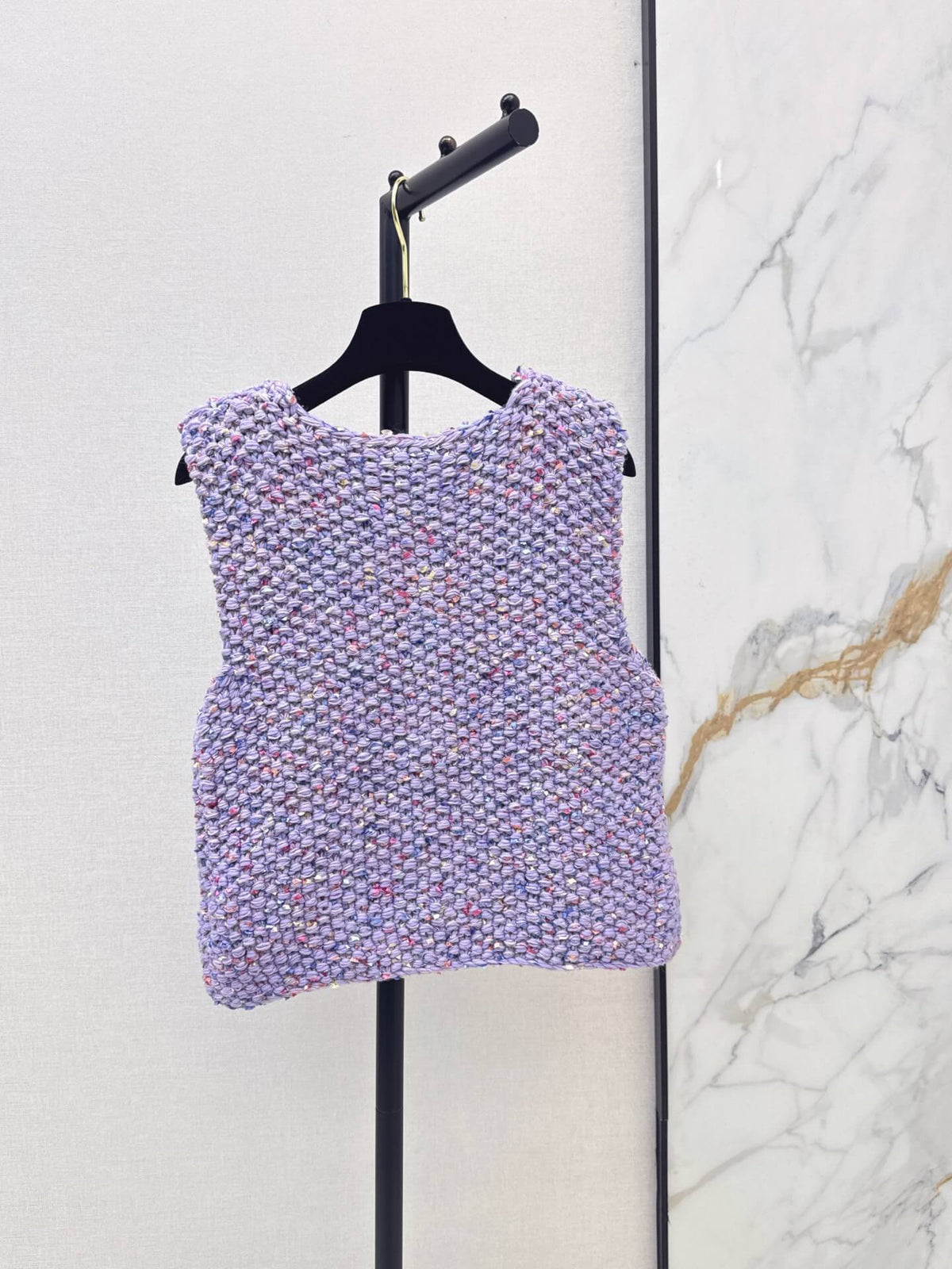 Chunky V-Neck Knit Vest