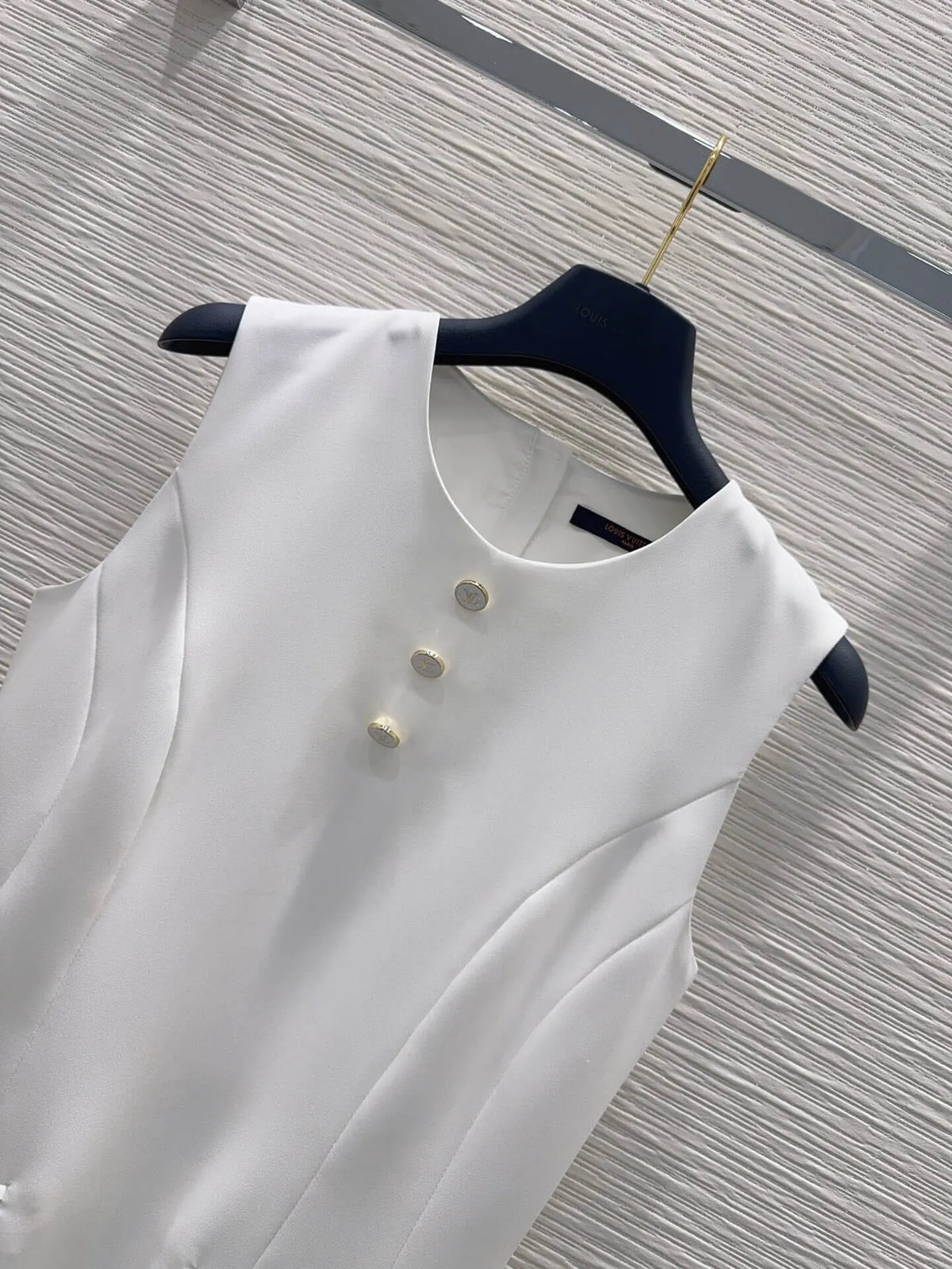 Fitted Satin Sleeveless Shift Dress