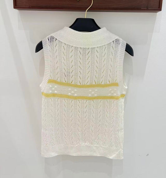 Fresh Color Knit Vest