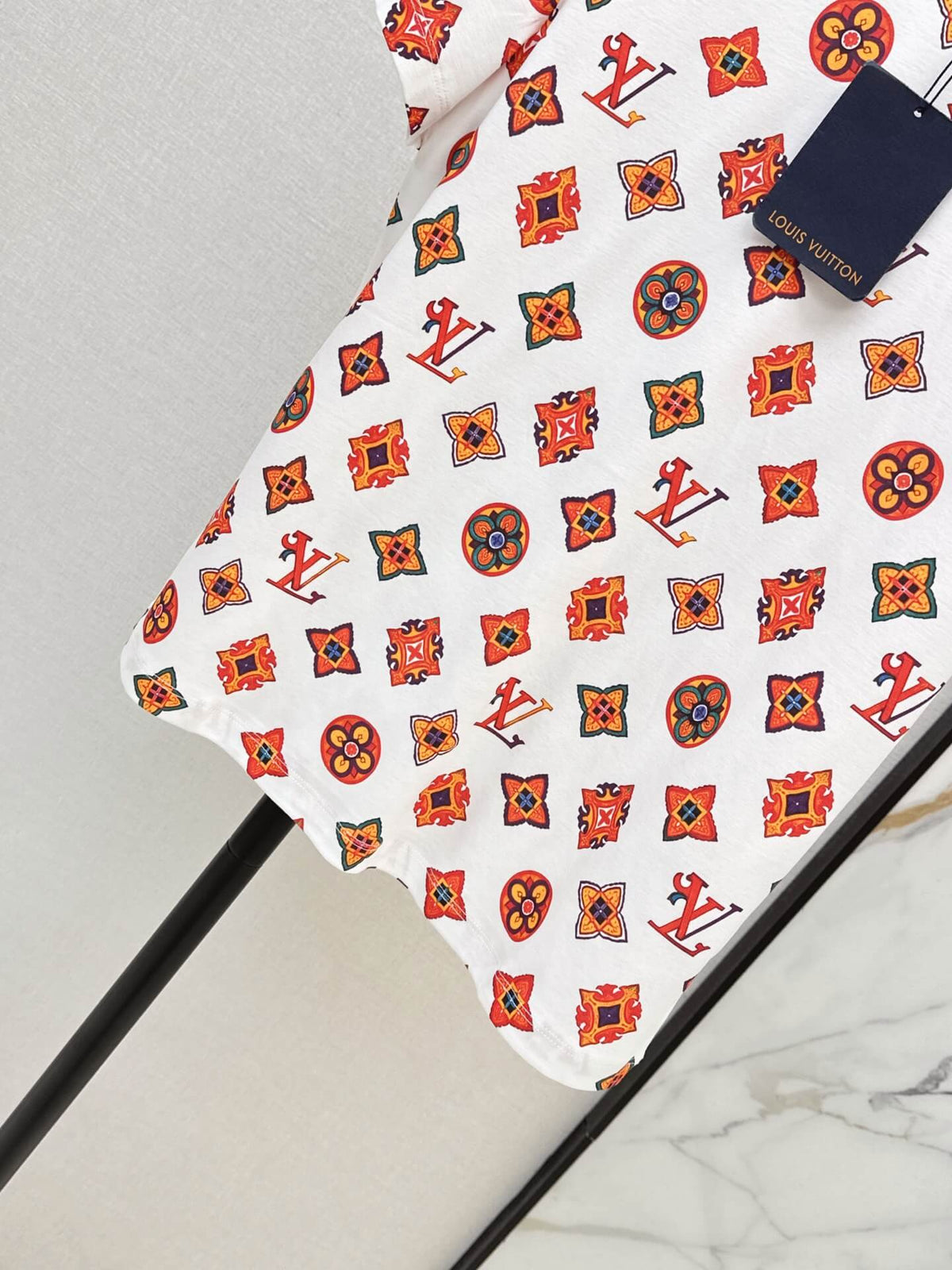 Vintage Totem Print Casual T-shirt