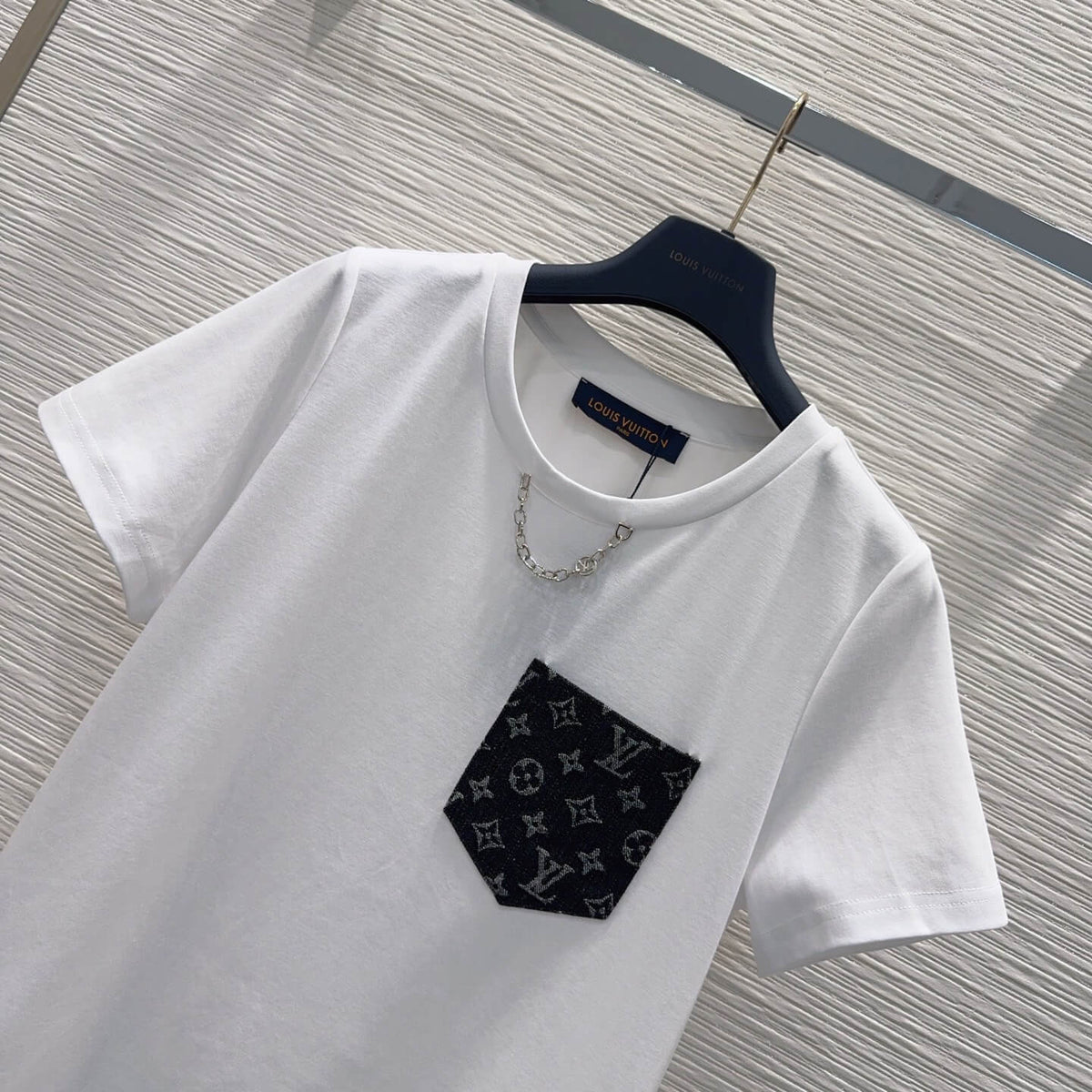 Monogram Pocket Tee Short Set