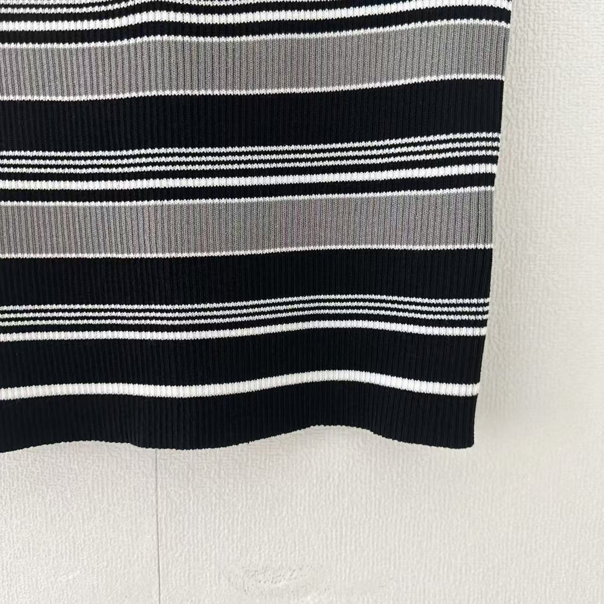 Striped Button Front Tank Top