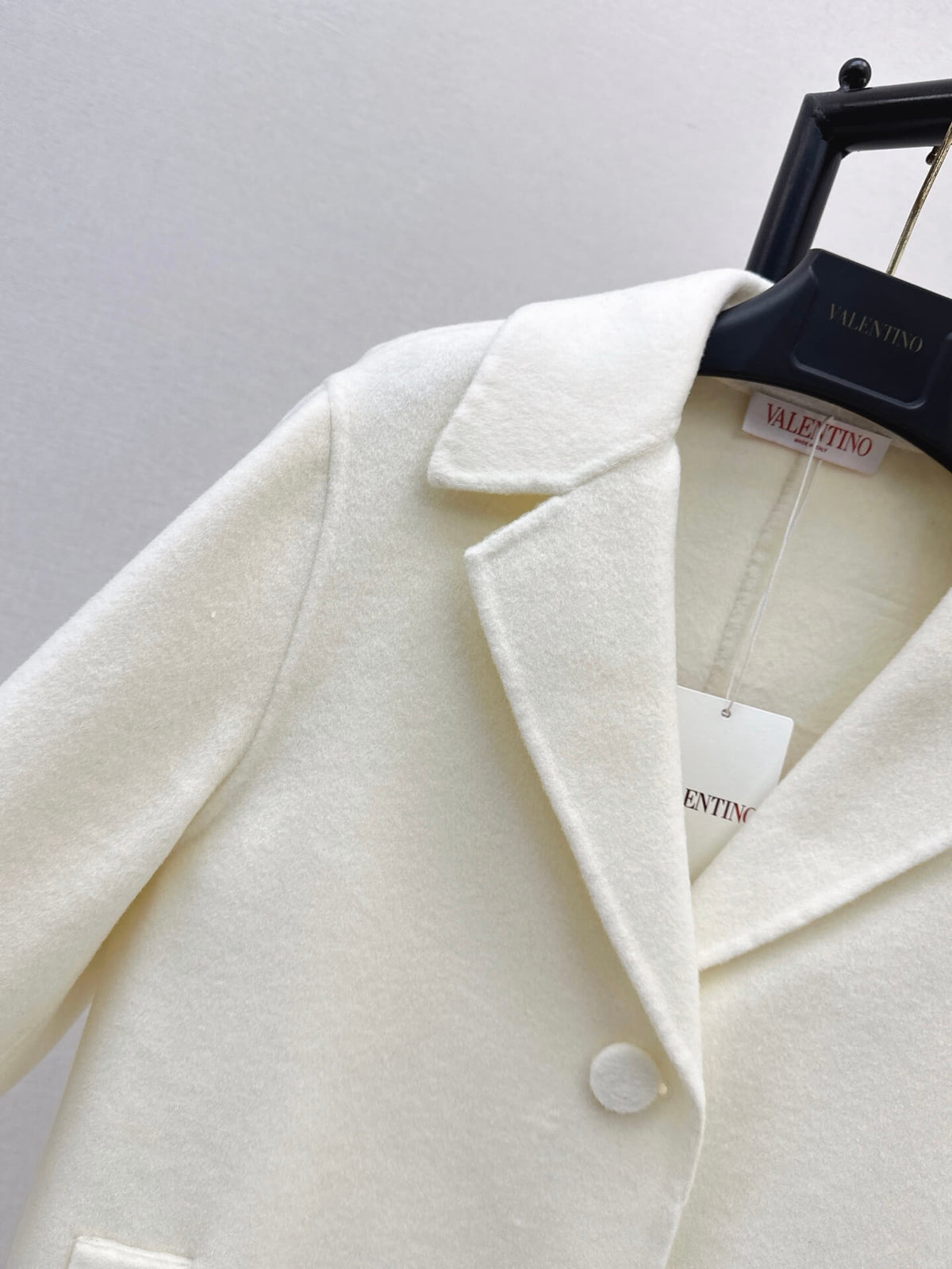 Classic Lapel Straight Wool Coat