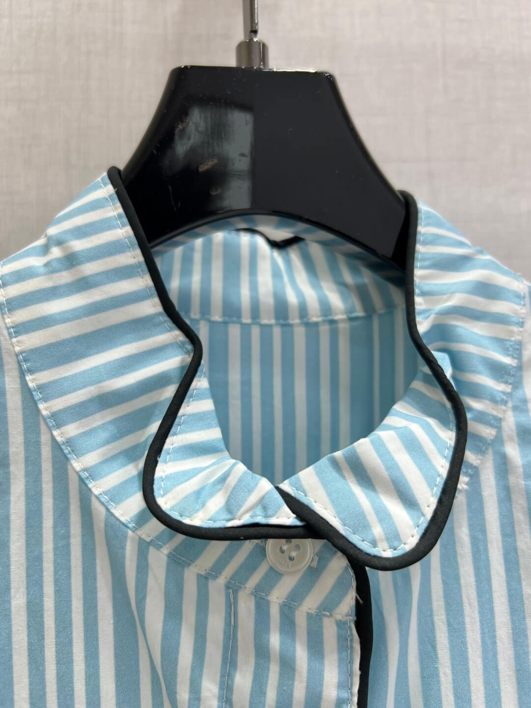 Stripe Print Ruffle Mini Dress