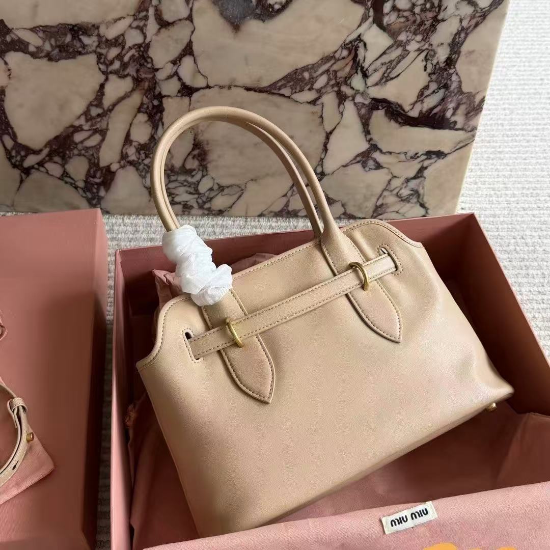 Retro Leather Mini Tote Bag