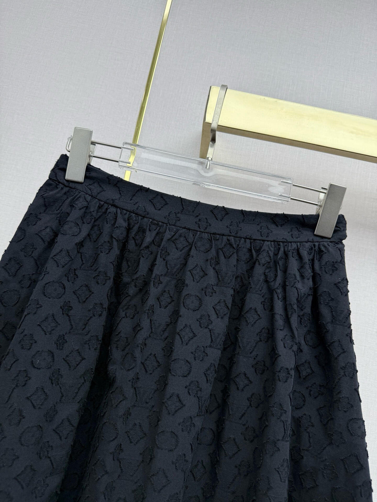 Jacquard Shirt Skirt Set