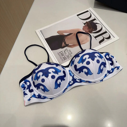 Blue Willow Pattern Swimsuit