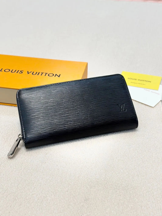 Epi Leather Zip-Around Long Wallet