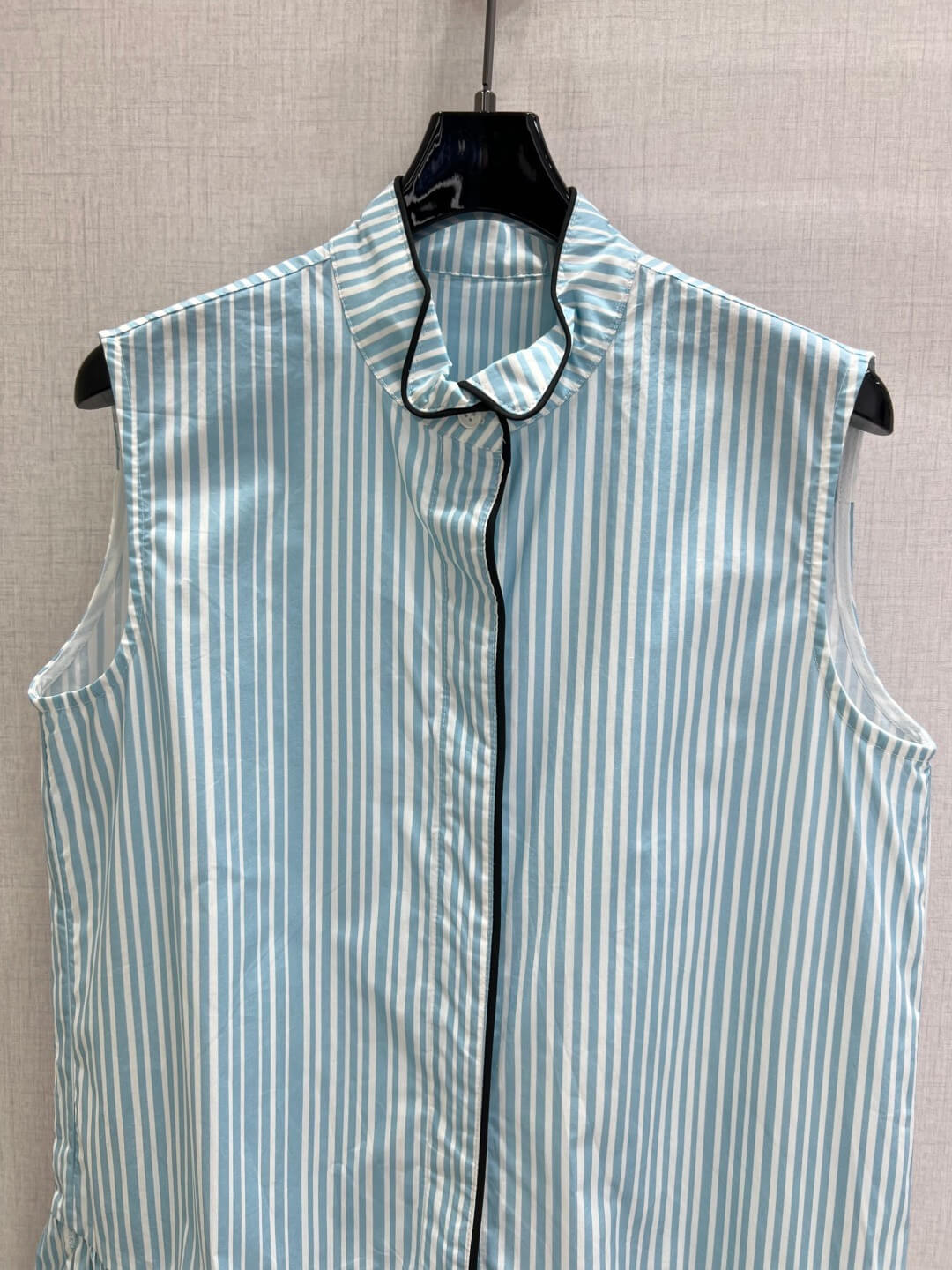 Stripe Print Ruffle Mini Dress