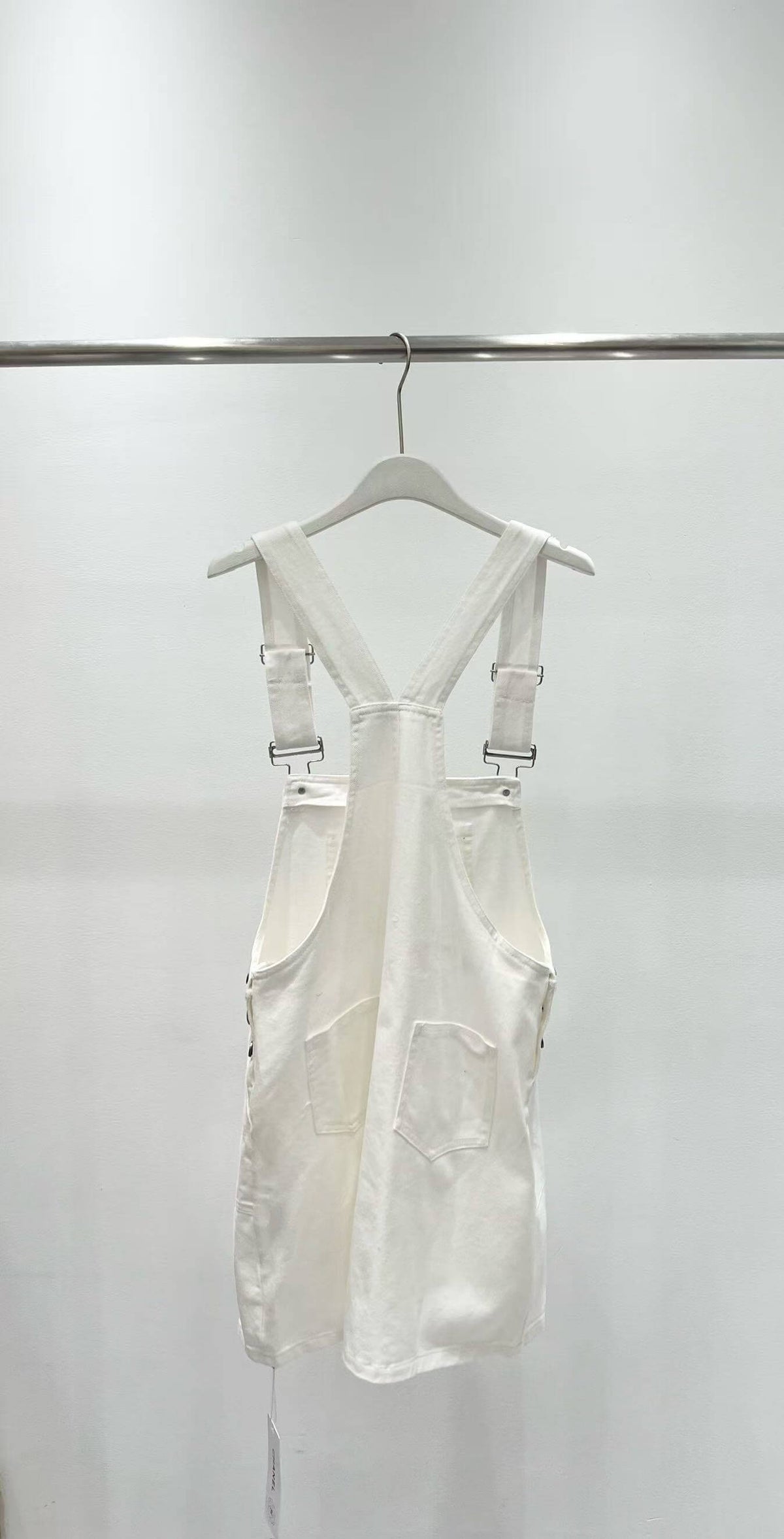 Adjustable Strap Pinafore Skirt