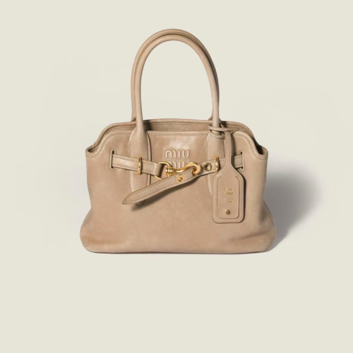 Retro Leather Mini Tote Bag