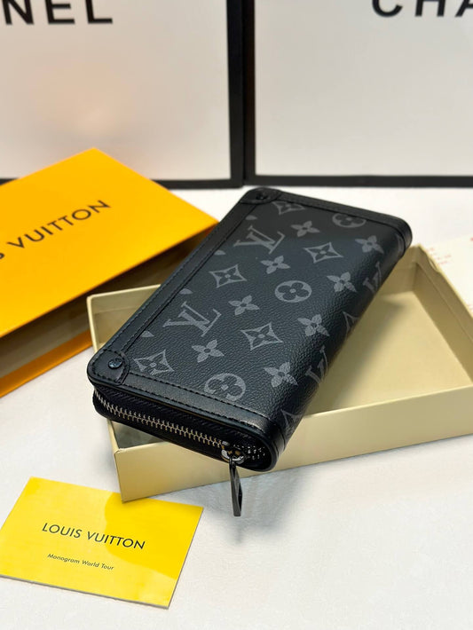 Monogram Zip-Around Long Wallet