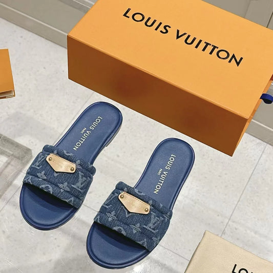 Classic Versatile Denim Sandals