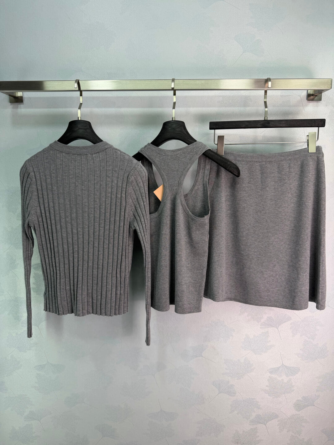 Cardigan Cami Skirt 3-Piece Set