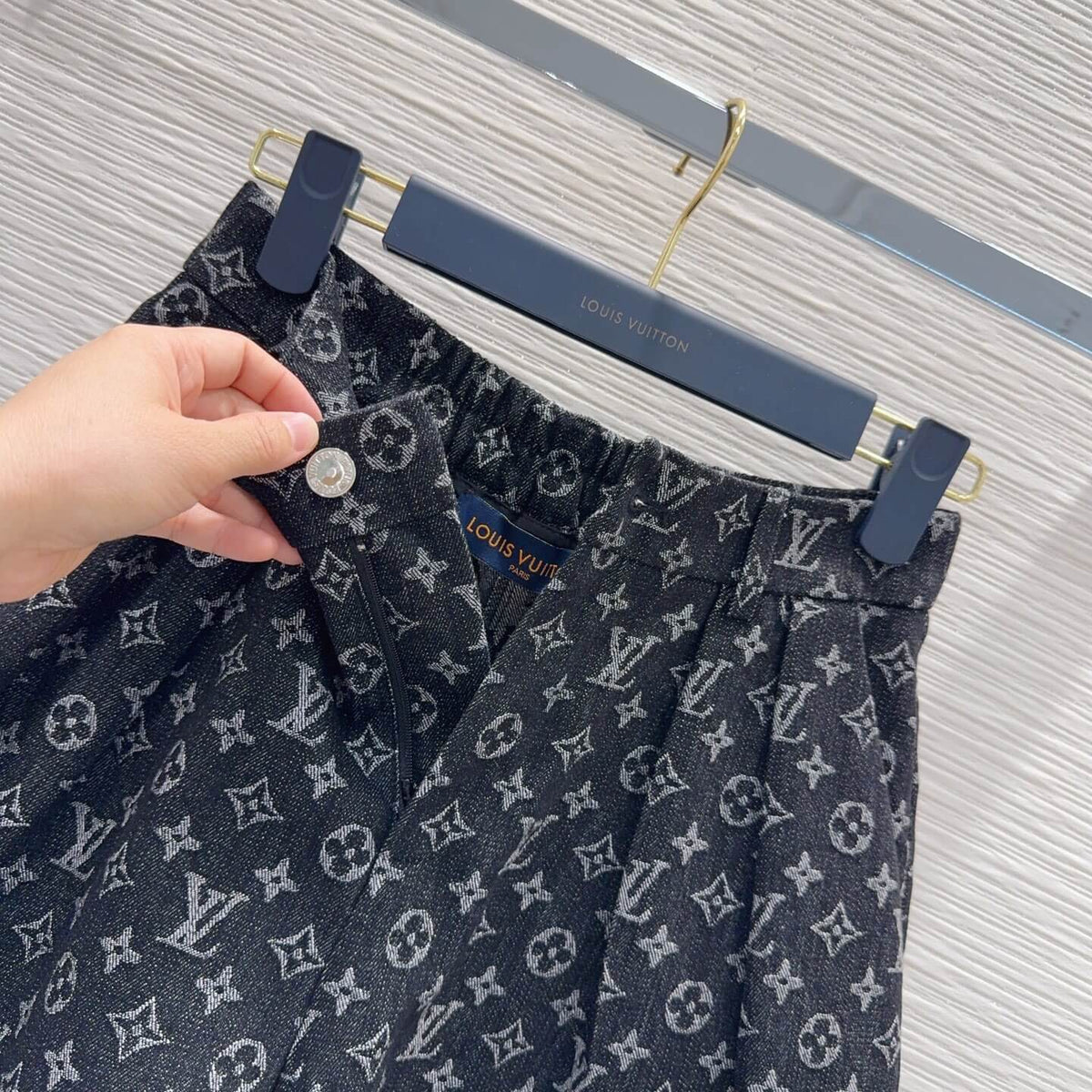 Monogram Pocket Tee Short Set
