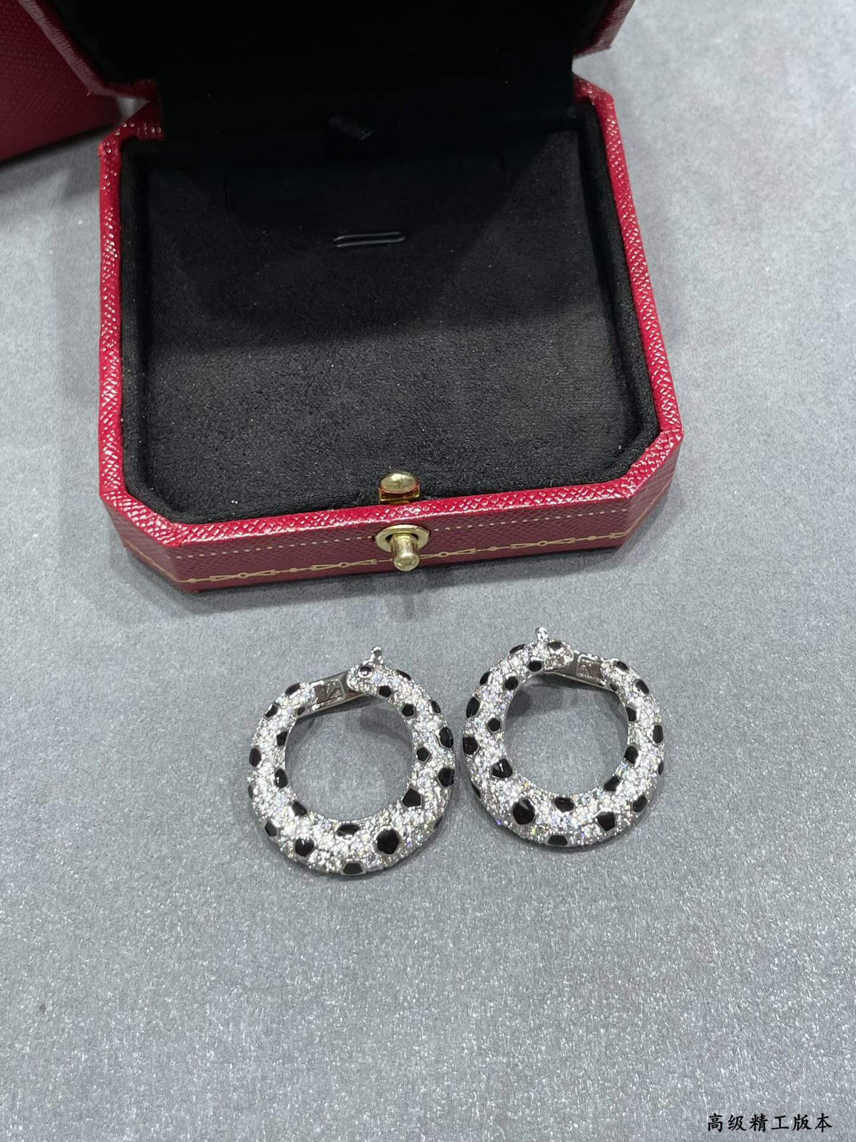 Polka Dot Hoop Earrings
