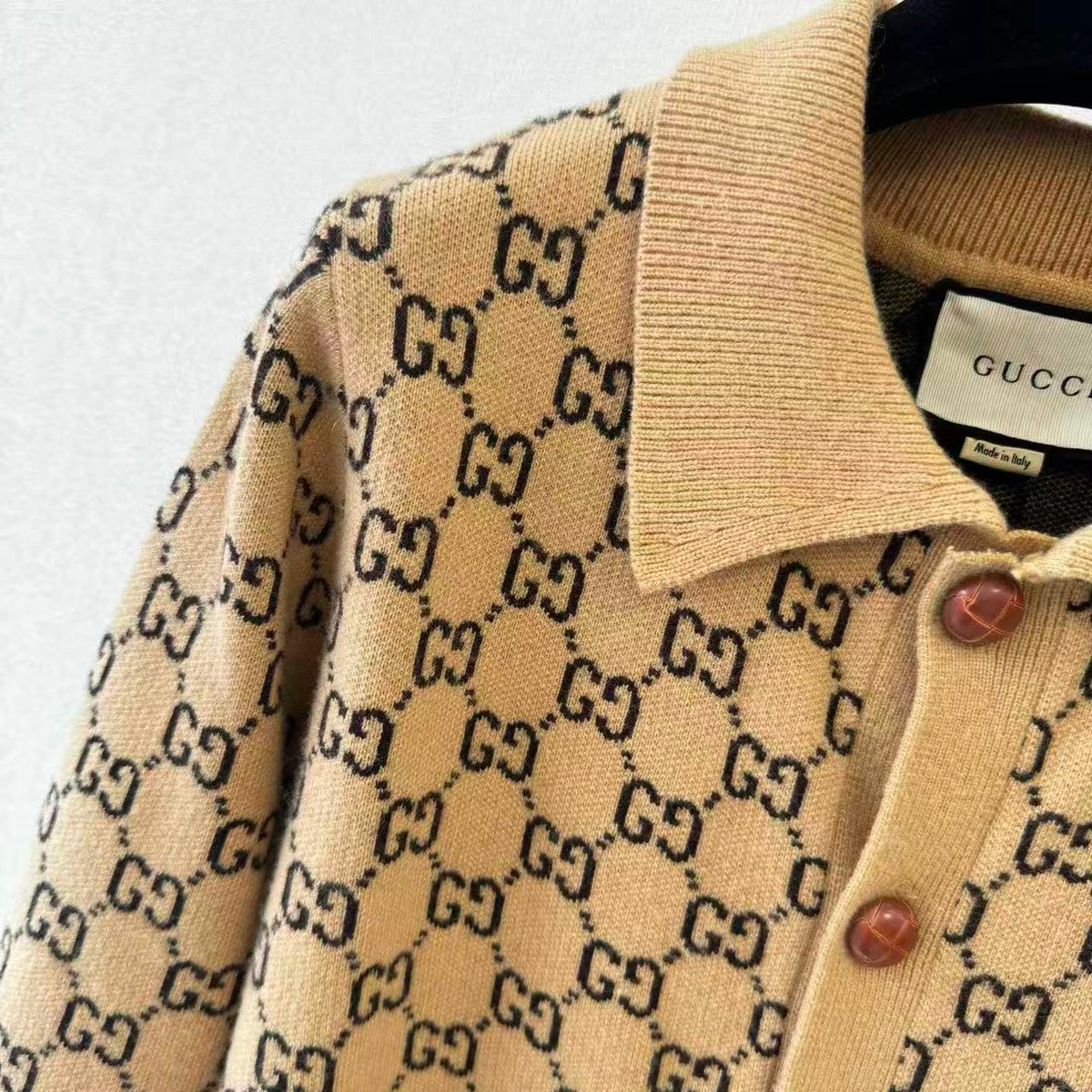 Retro Full-Print Sweater Coat