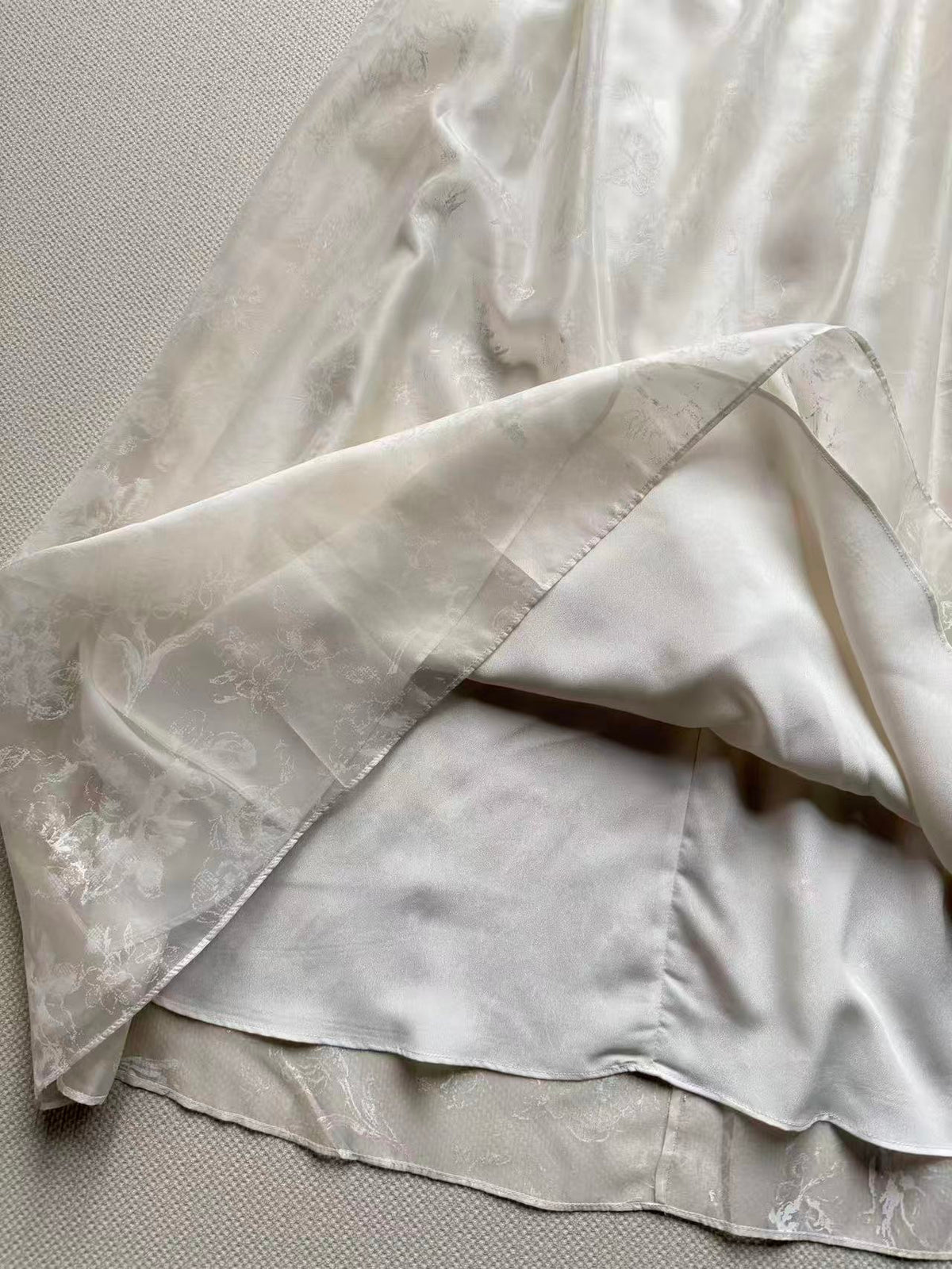 Mulberry Silk Jacquard Dress