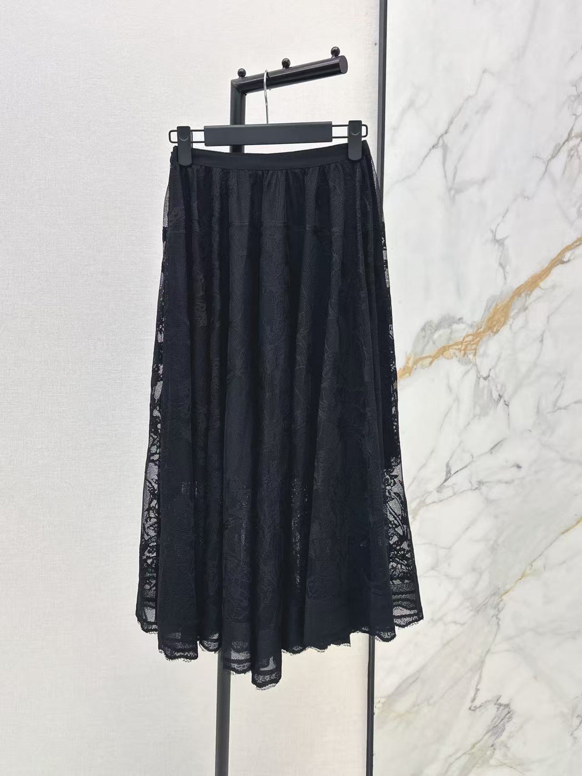 French Lace Long Skirt