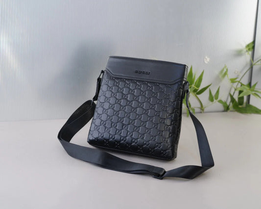 Double G Leather Mini Crossbody Bag