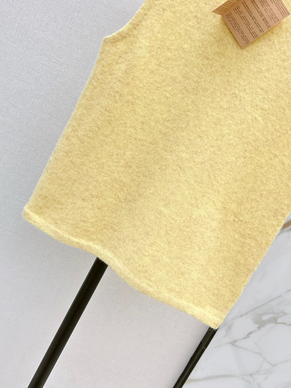 Light Yellow Loose Knit Vest