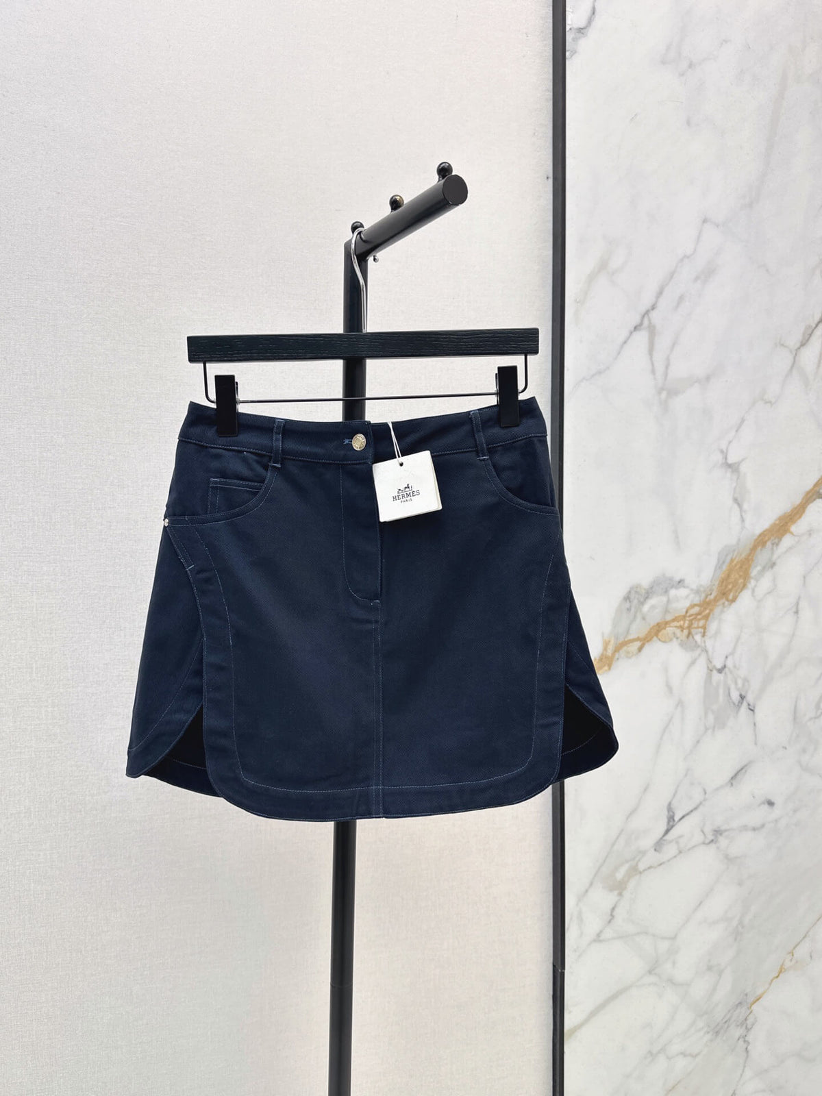 Slit Cargo Mini Skirt