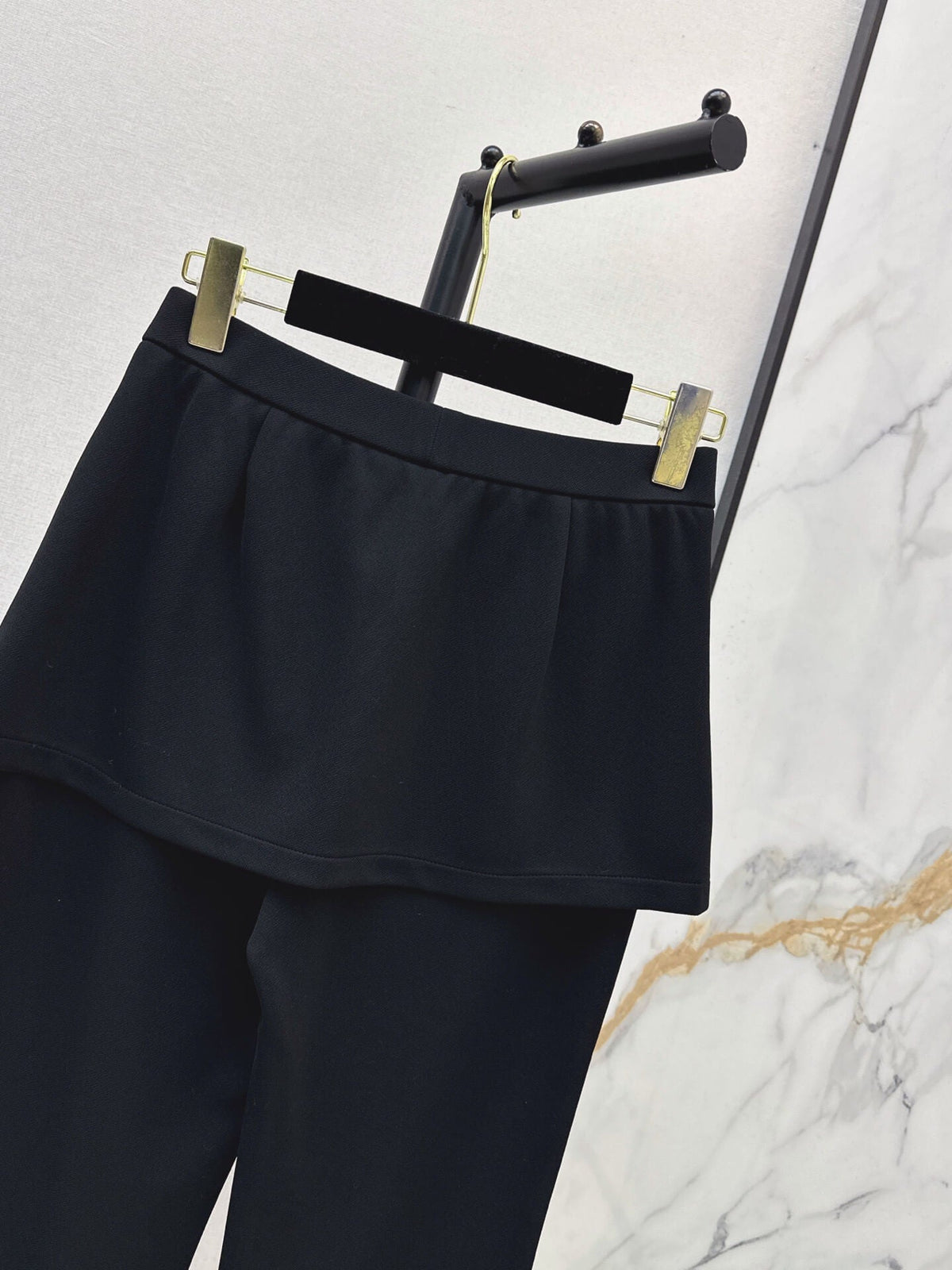 Fake Two-Piece Flare Pants