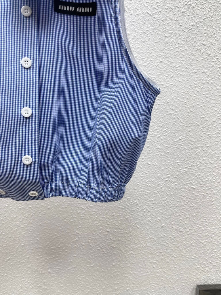 Peter Pan Collar Vest Skirt Set