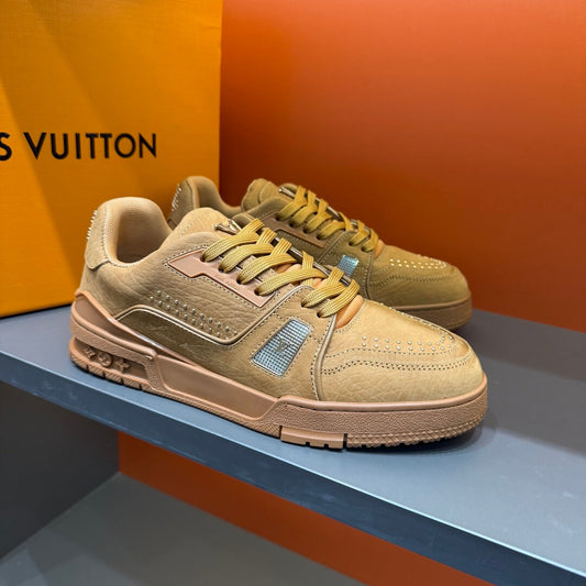 Grain Leather Sneakers