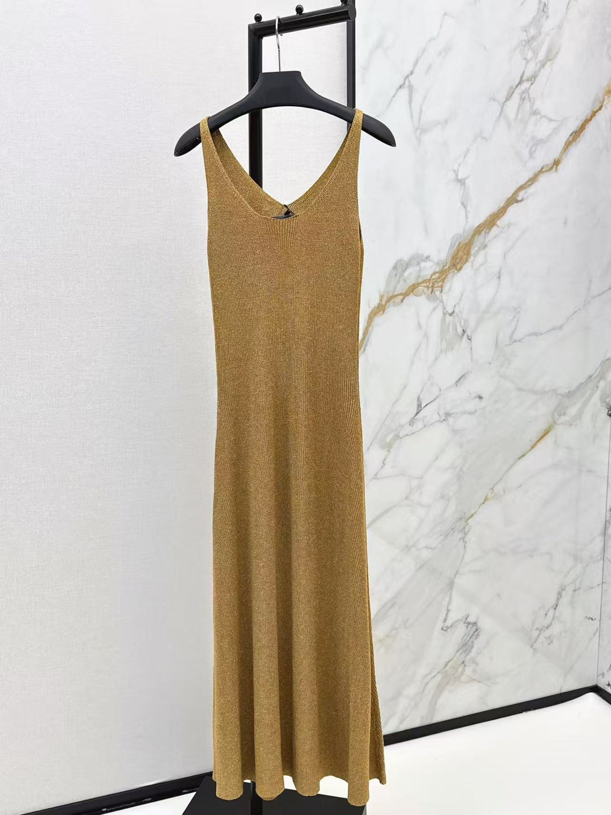 Signature Triangle V-Neck Shift Dress