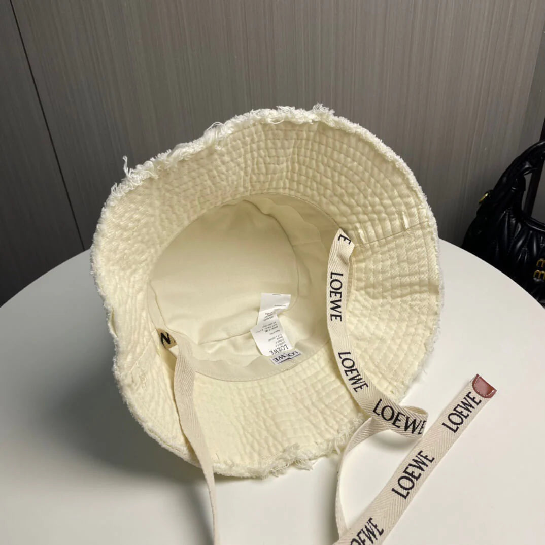 Vintage Textured Knit-Look Bucket Hat