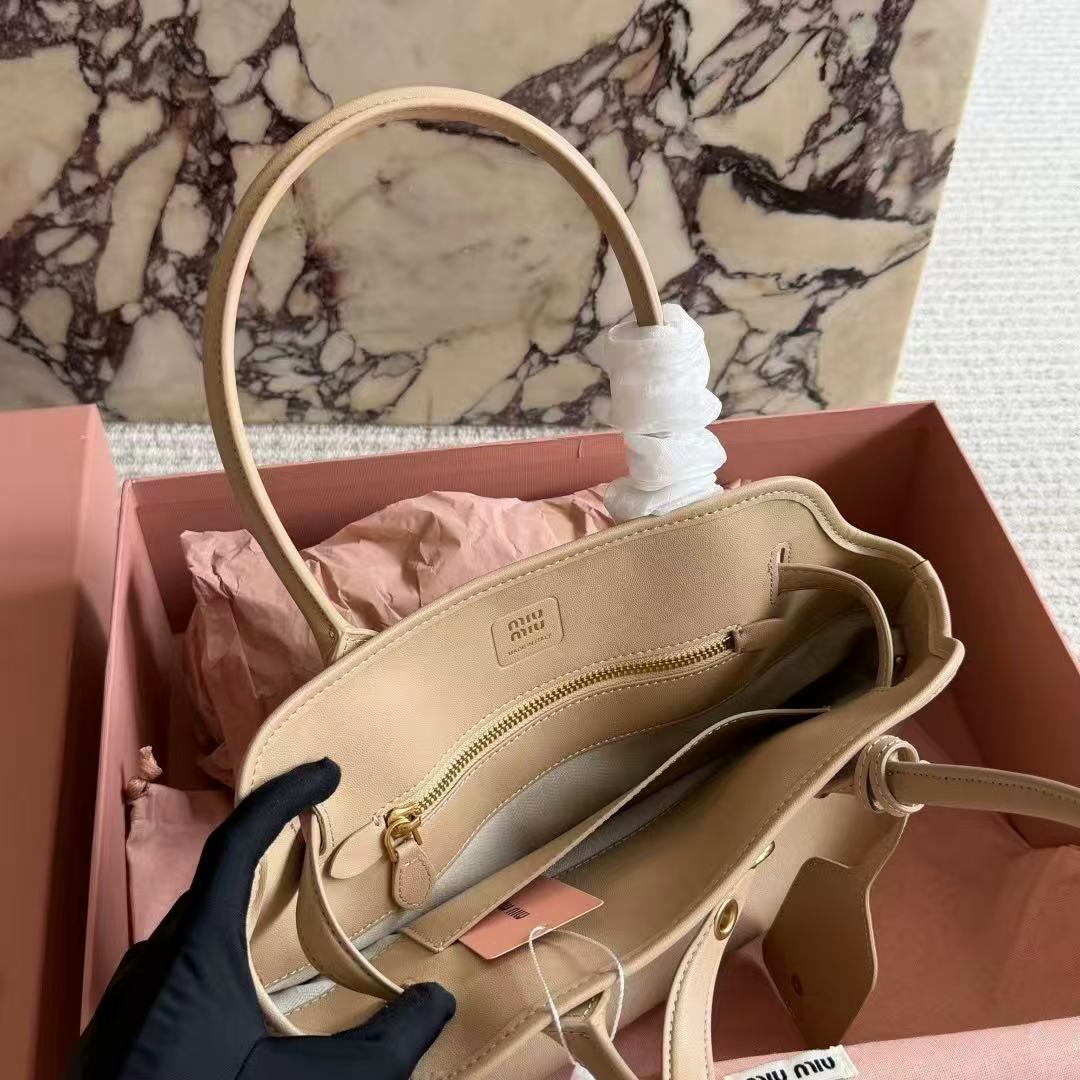 Retro Leather Mini Tote Bag