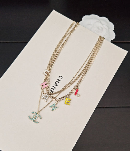 Trendy Initial Pendant Necklace