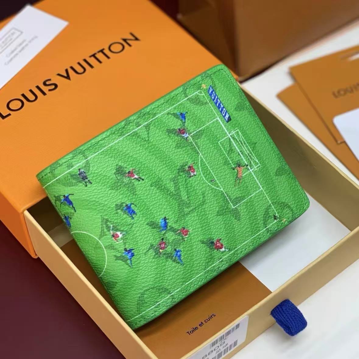 Football Pitch Pattern Wallet & Passport Holder