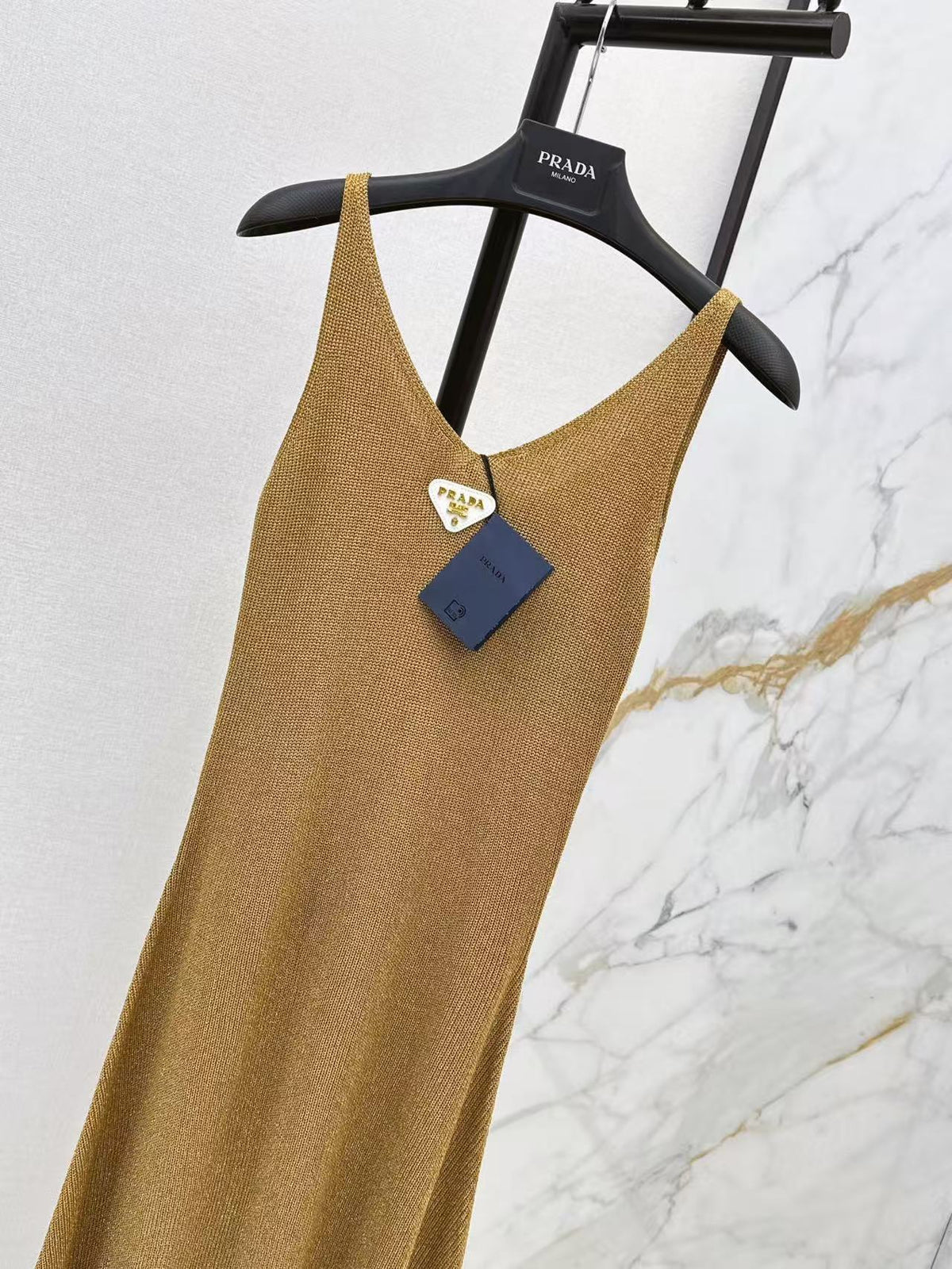 Signature Triangle V-Neck Shift Dress