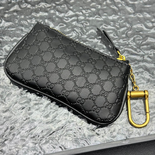Dark-Weave Mini Wallet