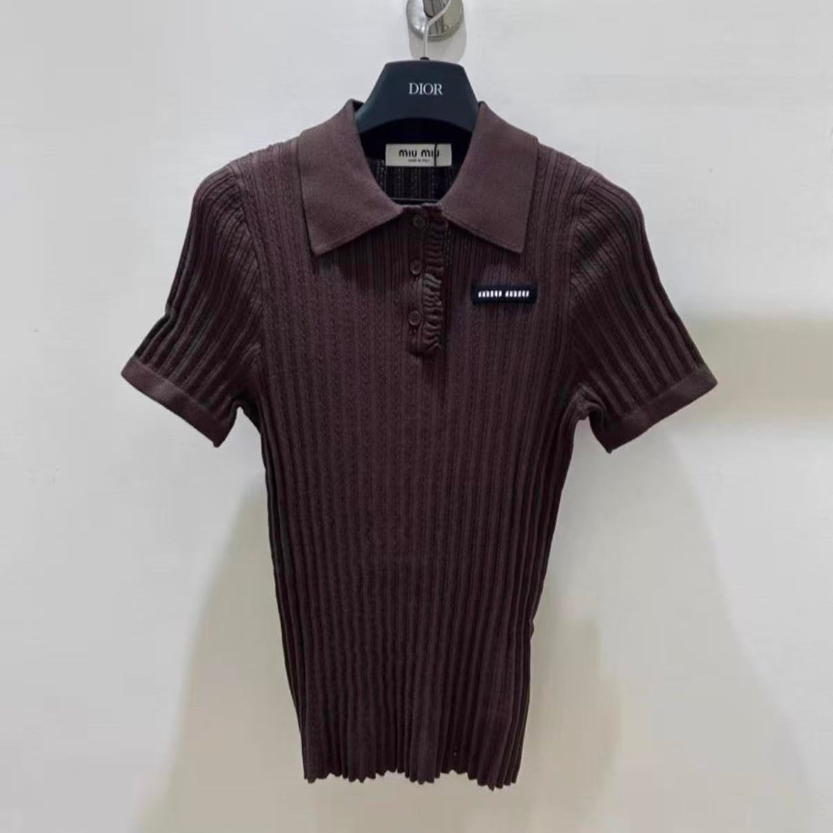 Slim-Fit Stretch Knit Short Sleeve