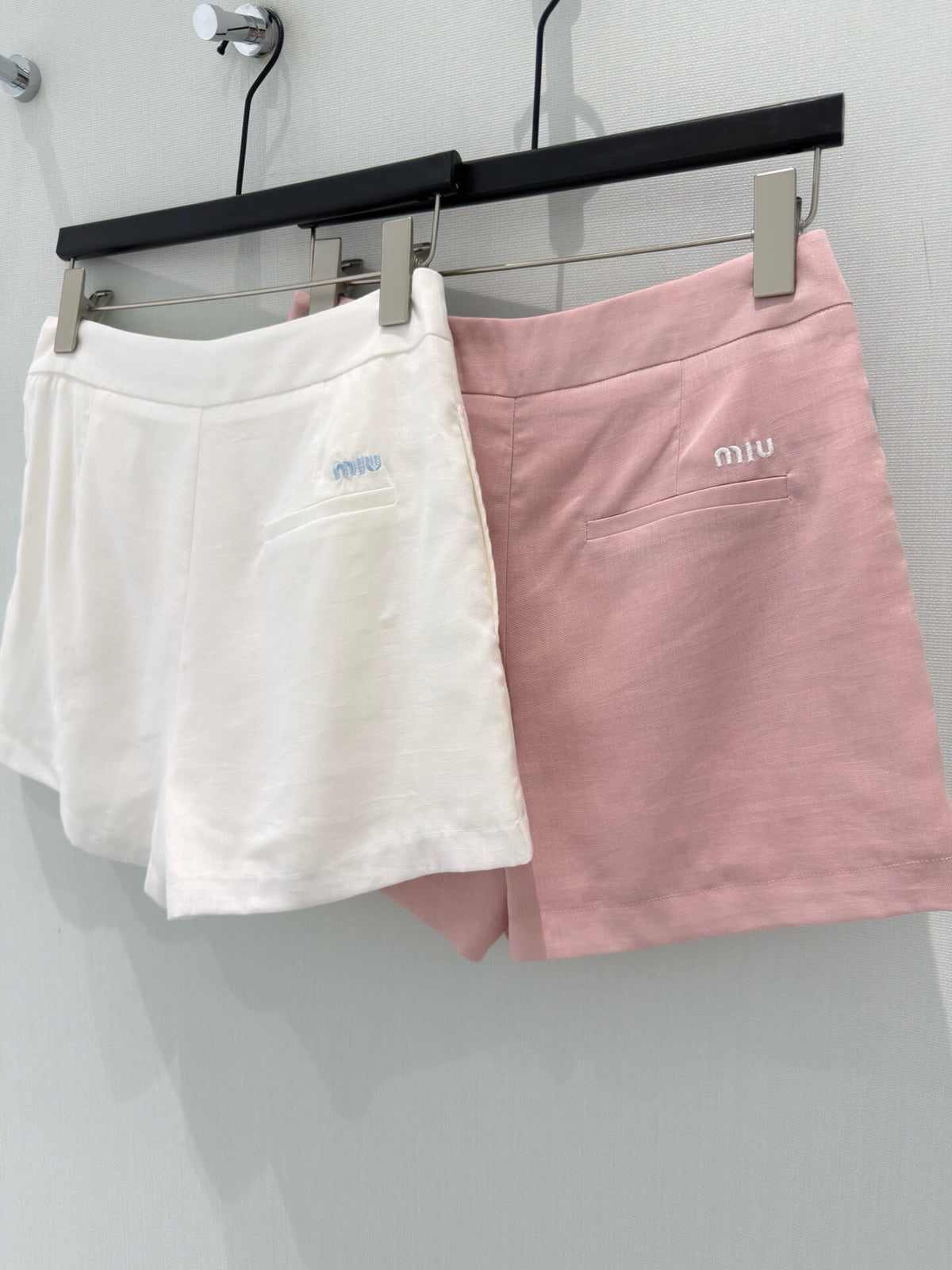 Tie Hem Shirt Skort Two-Piece Set