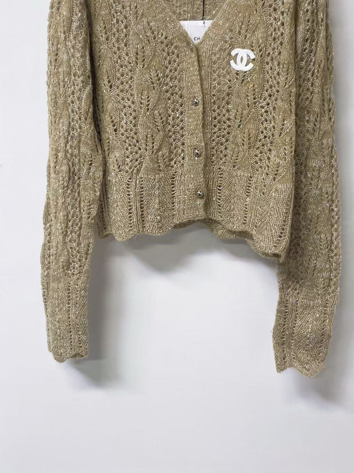 Fall Cropped V-Neck Cardigan