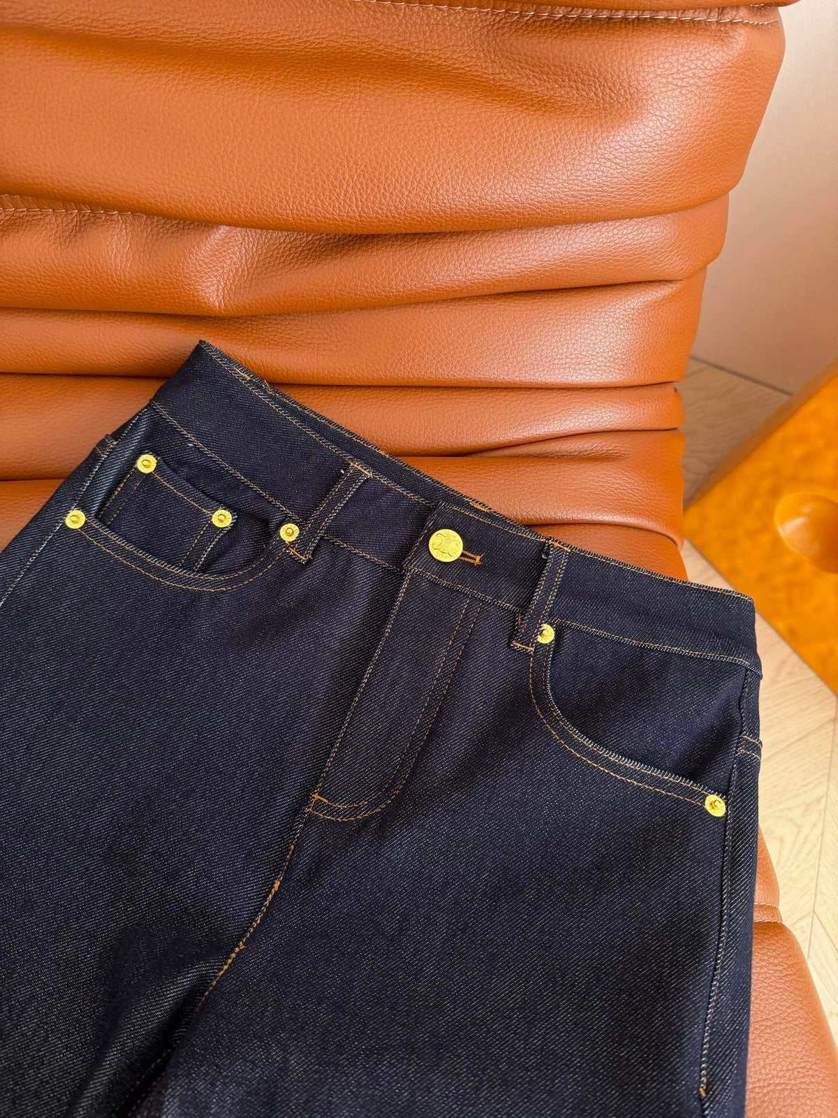 Dark Wash Bootcut Denim Pants