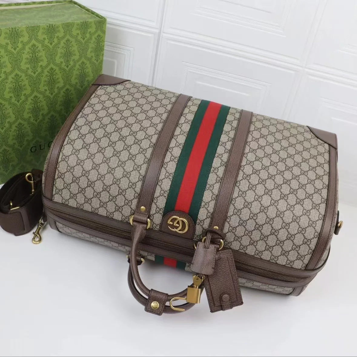 Vintage Double G Duffle Bag