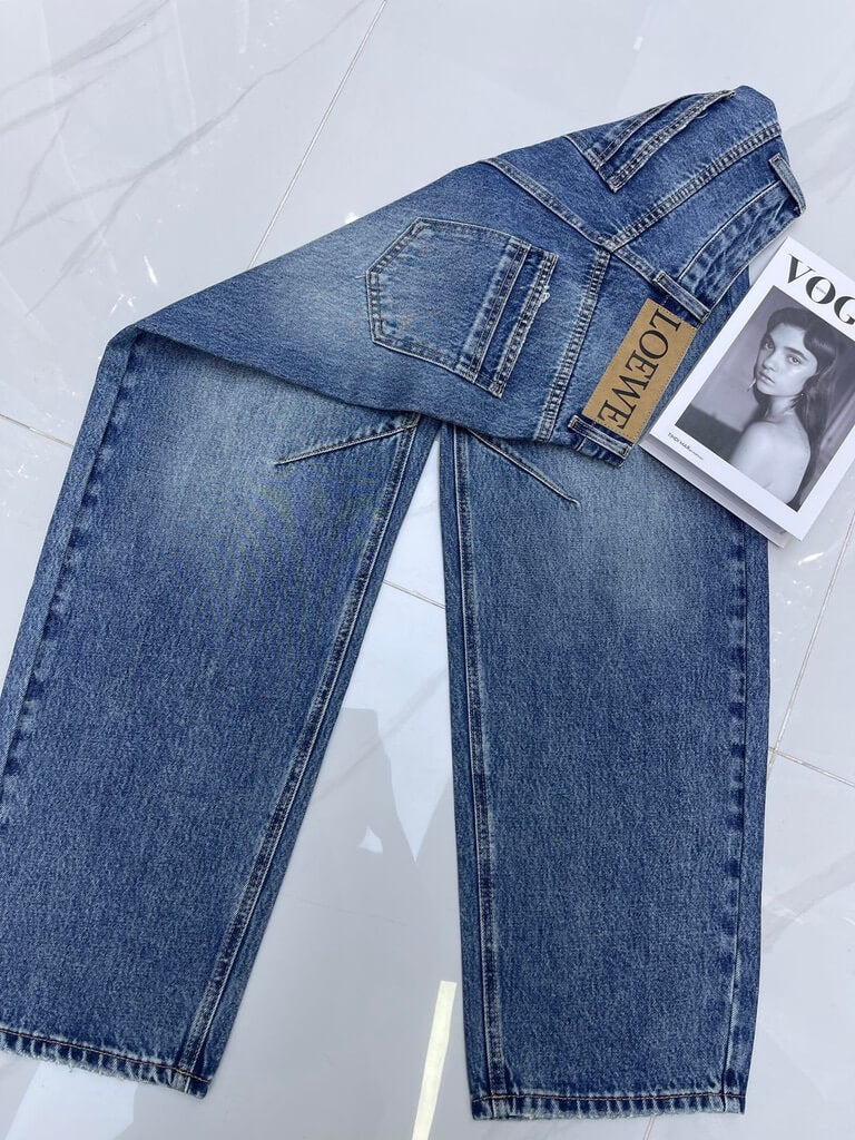 Pocket Embroidery Jeans