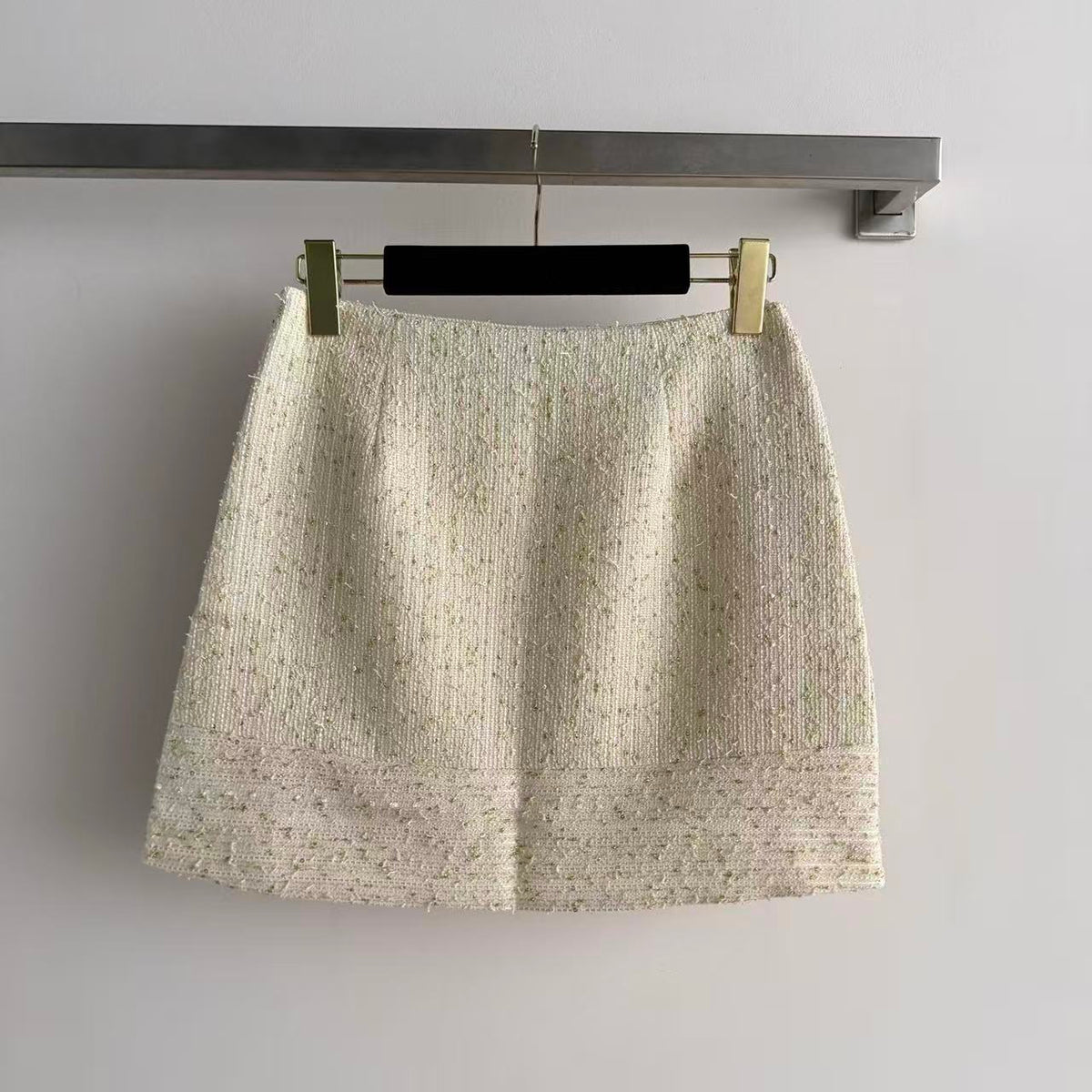 Delicate Embroidery T-Shirt and Skirt Set