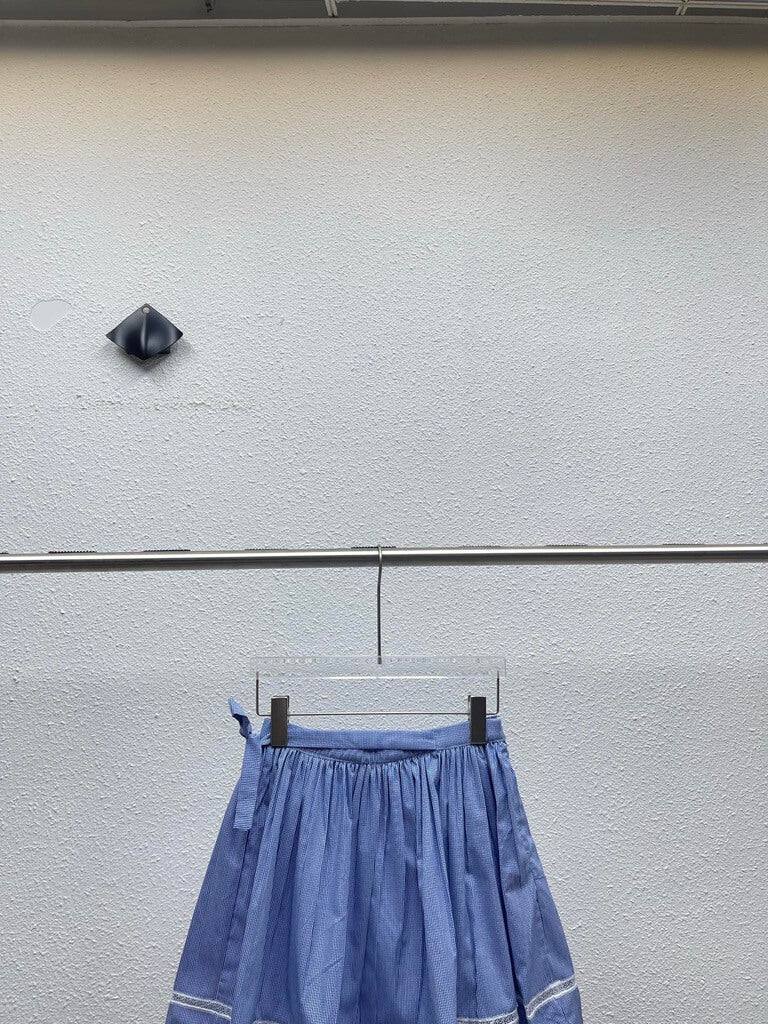 Peter Pan Collar Vest Skirt Set