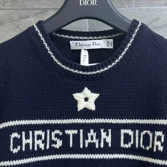 Classic Star Embroidered Knit Short Sleeve