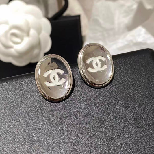 Oval Mirror Earrings
