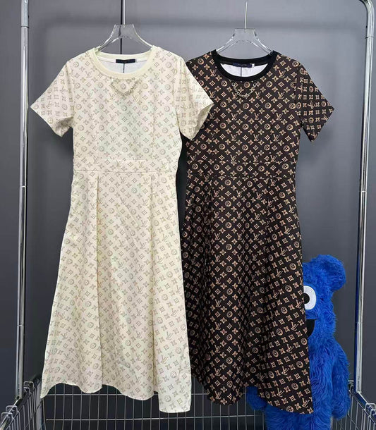All Over Casual Midi Dress