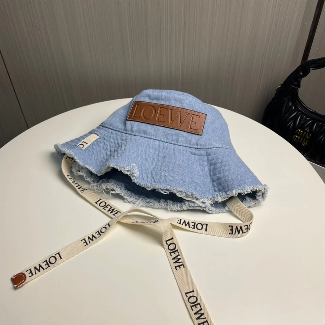 Vintage Textured Knit-Look Bucket Hat