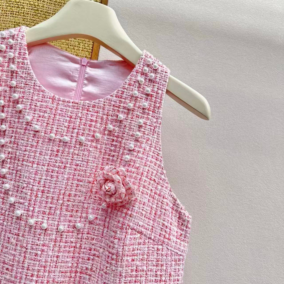 Woven Fabric Sleeveless Dress