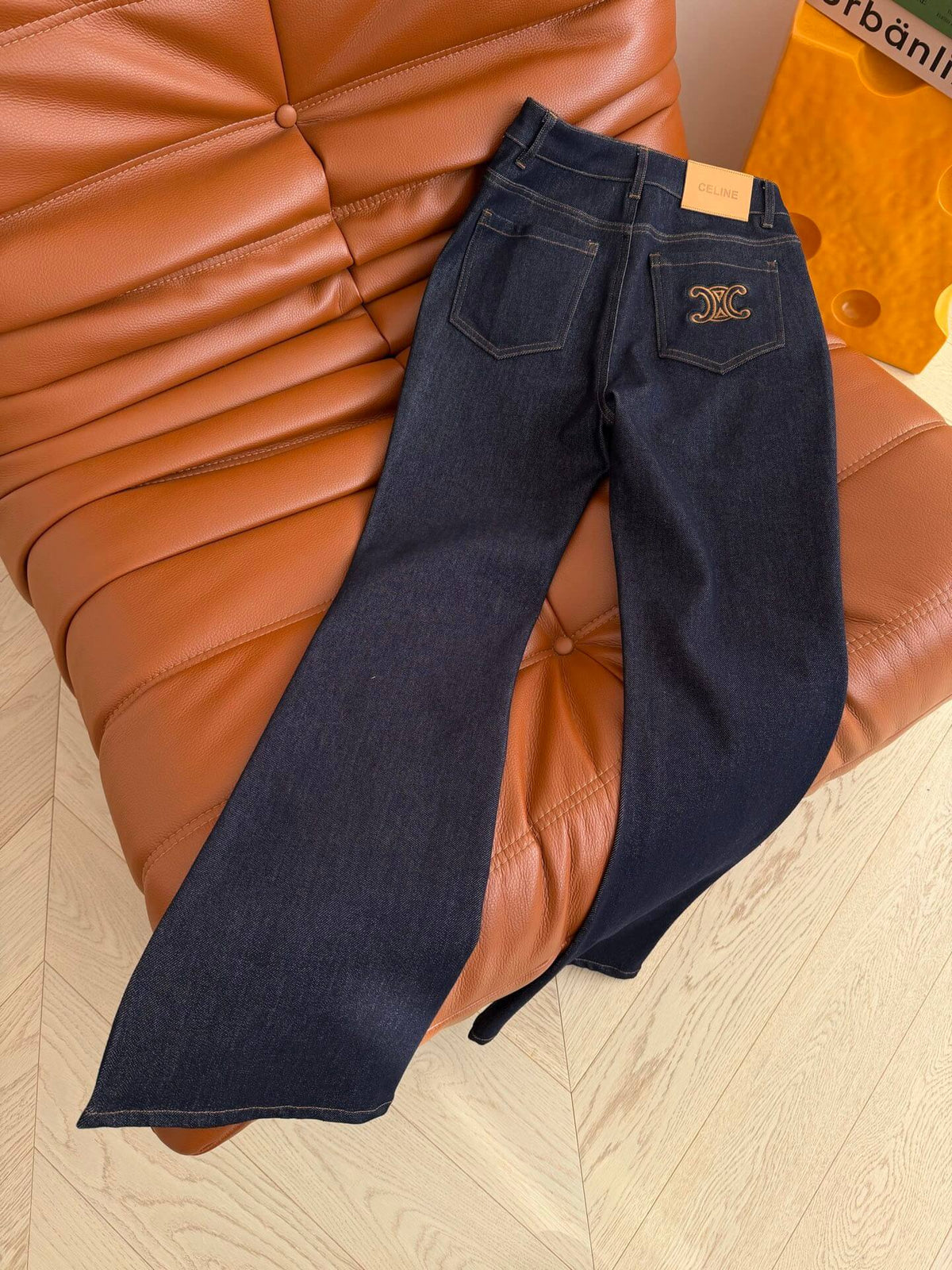 Dark Wash Bootcut Denim Pants